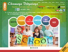 Tablet Screenshot of chinmayavidyalayanauni.com